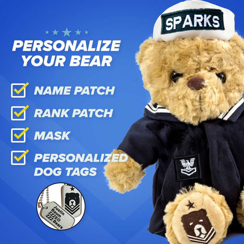 Sailor Sleeptight - Navy Teddy Bear