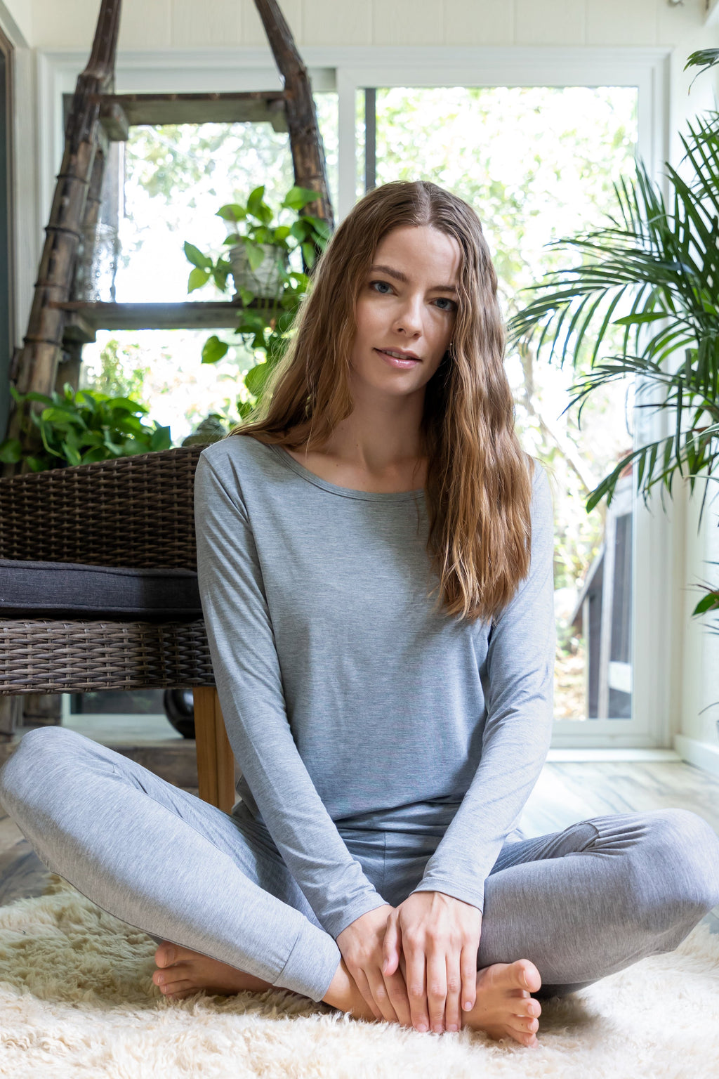 Women's Bamboo Lounge Long Sleeve T-Shirt