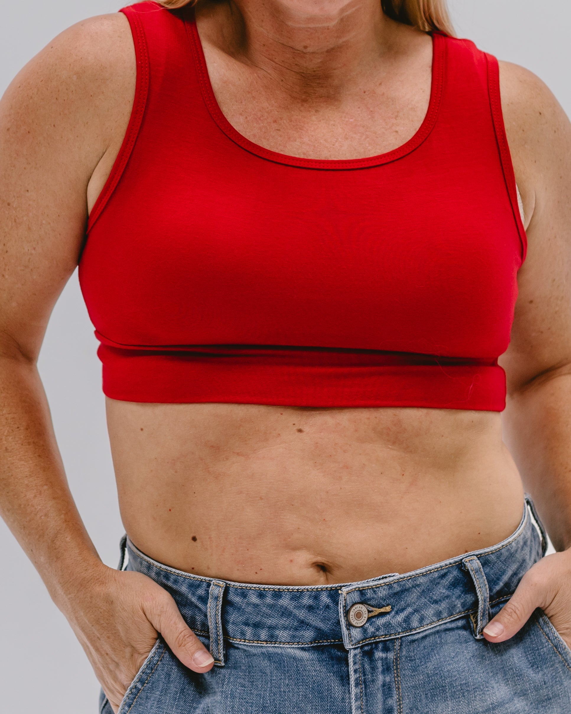 Classic Wide Strap Tank Halftee